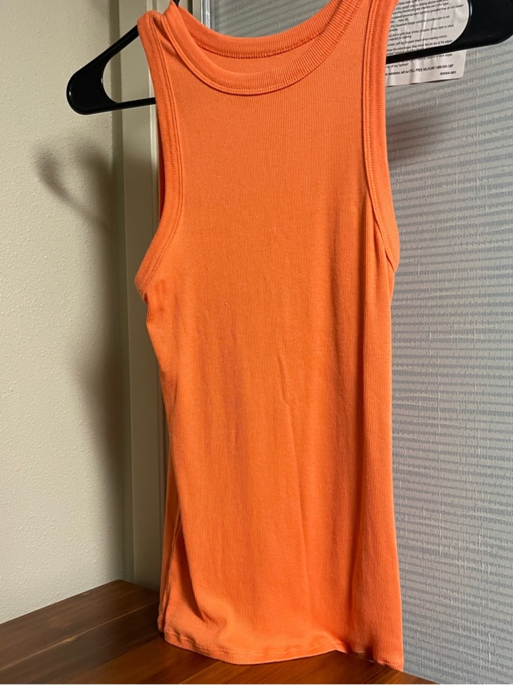 all in motion Olive Ribbed Scoop Tank Top - Picture 2 of 4